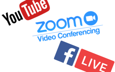 Facebook Livestream, Zoom and YouTube channel